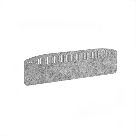 Volume Acoustic Desktop Screen - 1400mm - Dark Silver Grey